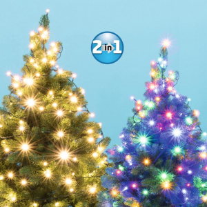 Somogyi LED 202R/WW/M DUAL COLOR Fényfüzér 14m melegfehér/színes